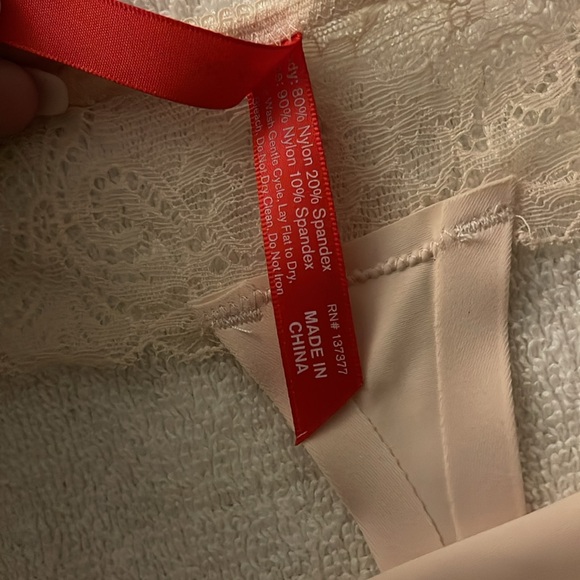 Ruby Ribbon Lace Trim Panties - Nude - Picture 3 of 6